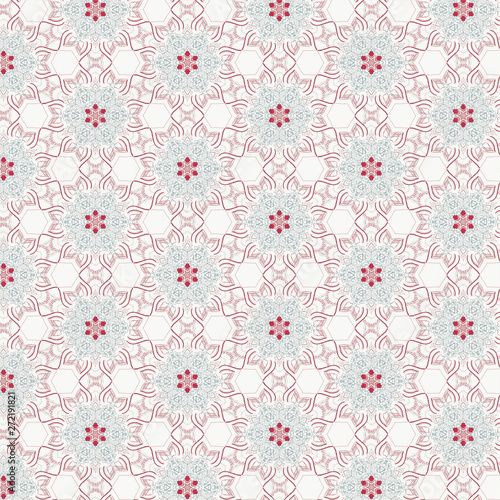 seamless floral pattern with flowers