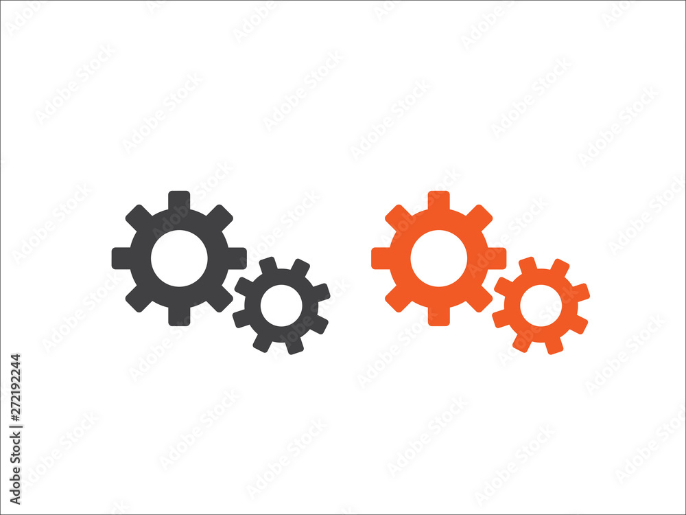 Setting icon vector, Tools, Cog, Gear Sign Isolated on white background. Setting icon vector, Tools, Cog, Gear Sign Isolated on white background.