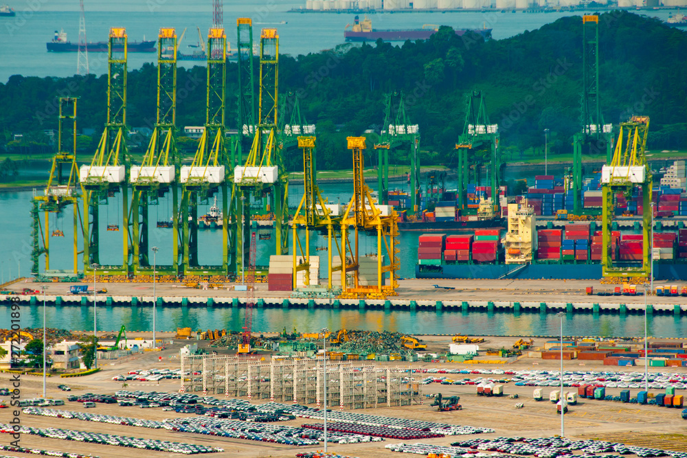 The Port of Singapore City