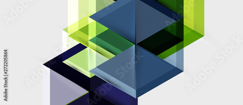 Hexagon vector business presentation or brochure template, technology modern design