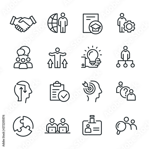 Business Consulting - Line Icons