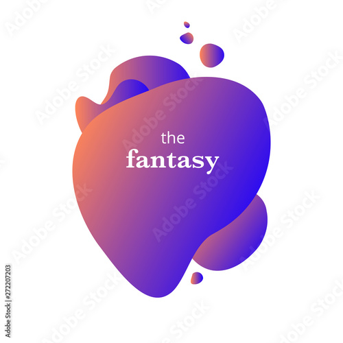 The fantasy colorful one graph design