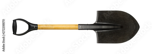 Billede på lærred Tools Building and repair - Small Shovel with a handle. Isolated