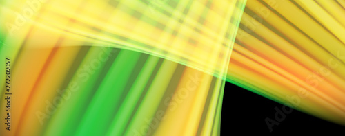 Modern rainbow liquid color flow colorful poster. Wave Liquid shape in black color background. Abstract composition