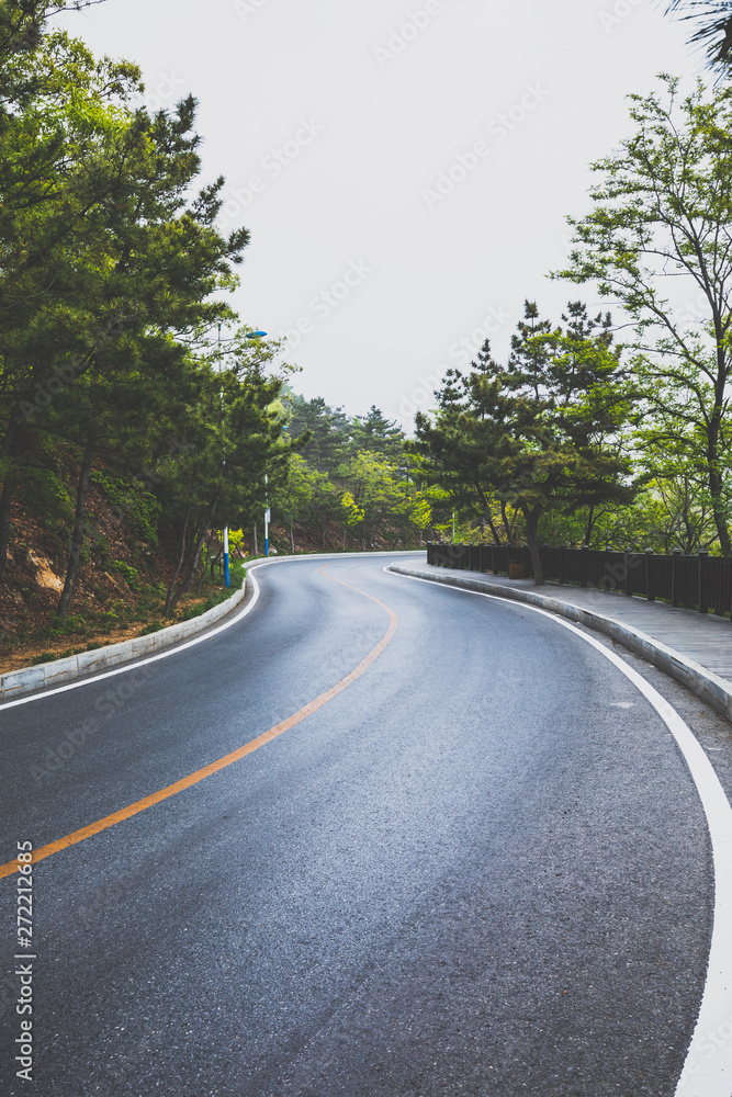 Fototapeta premium Close Up summer country road
