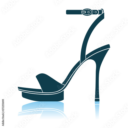 Woman High Heel Sandal Icon