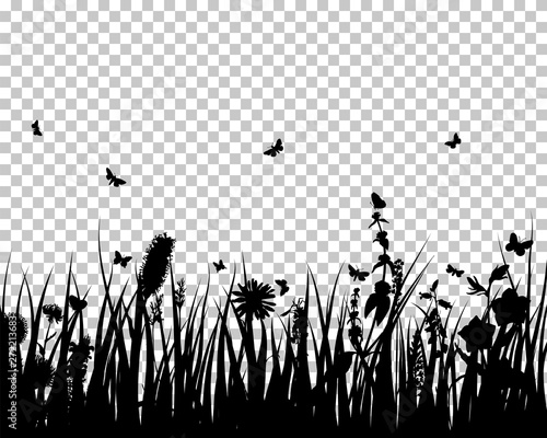 Meadow silhouette
