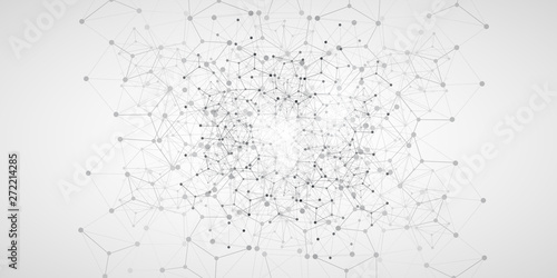 Cloud Computing and Global Networks Concept Design with Geometric Network Mesh 