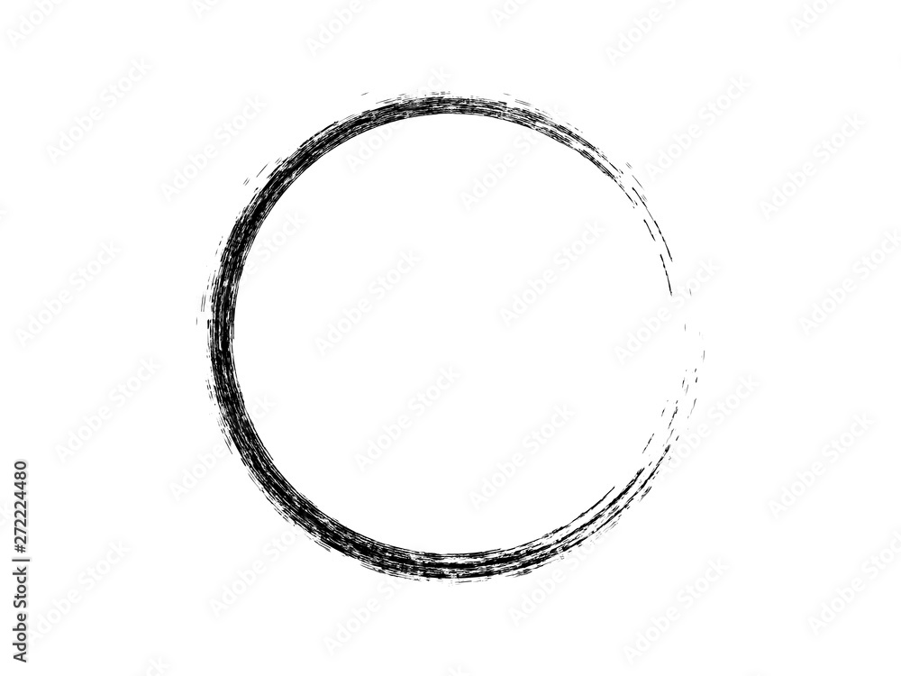 Grunge brush circle.Grunge oval shape.Grunge ink circle made for your project.Black grunge oval marking element. Grunge brush circle.Grunge oval shape.Grunge ink circle made for your project.Black grunge oval marking element.