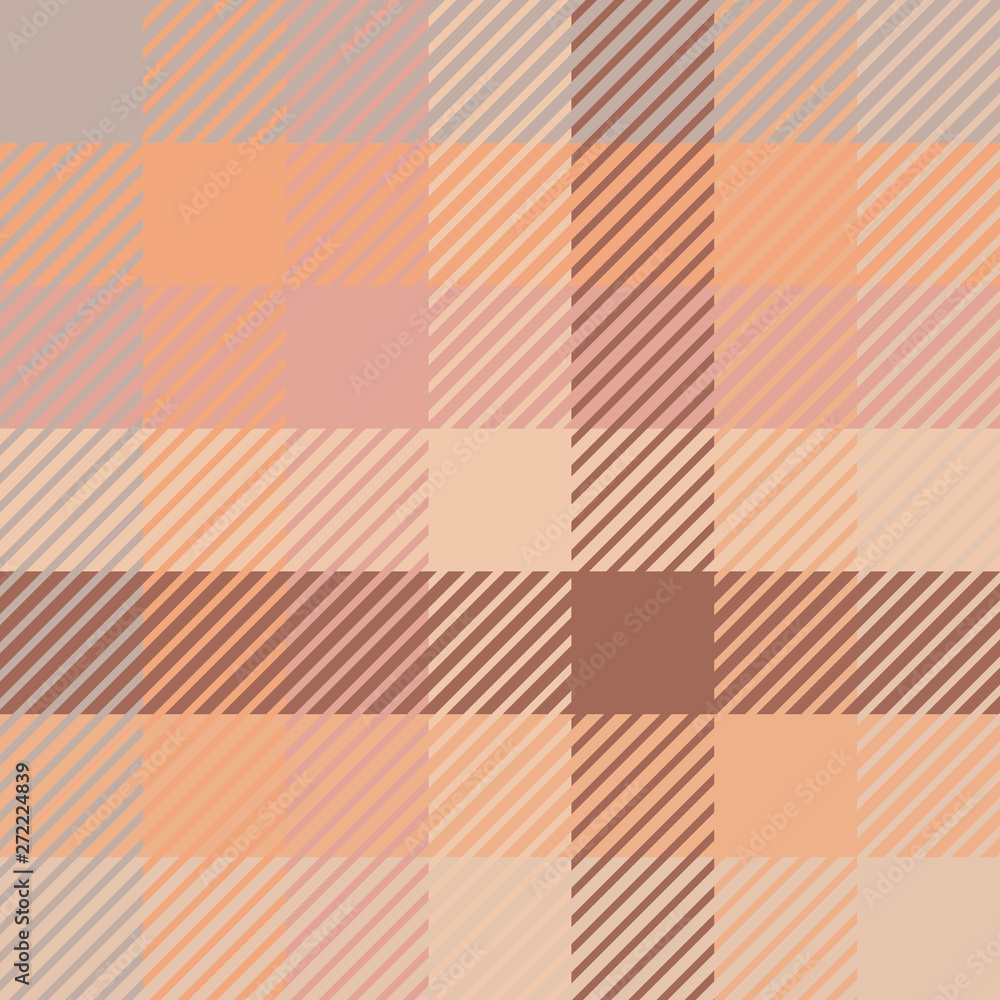 Plaid or tartan vector is background or texture in many color Plaid or tartan vector is background or texture in many color