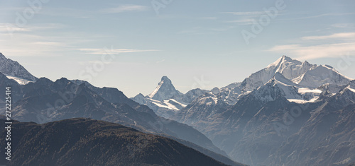 Blick aufs matterhorn, Wallis, Schweiz