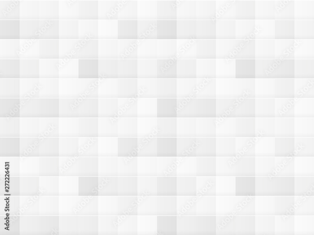 Vector White Tile Seamless Pattern, Texture Template, Abstarct Background.