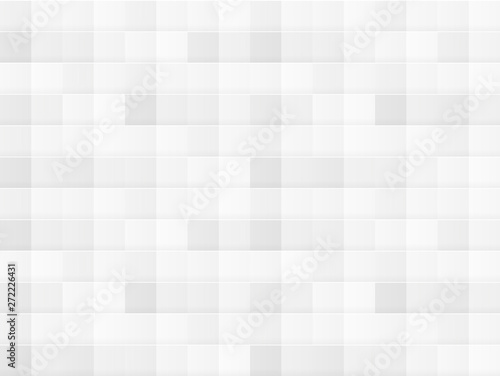Vector White Tile Seamless Pattern, Texture Template, Abstarct Background.