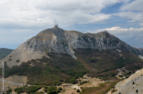 Montenegro, Cetinje. Mausoleum of Negosh - the tomb of the last spiritual ruler of Montenegro, Metropolitan Peter II Petrovich-Negosh, is located on the top of the mountain Lovcen. photo