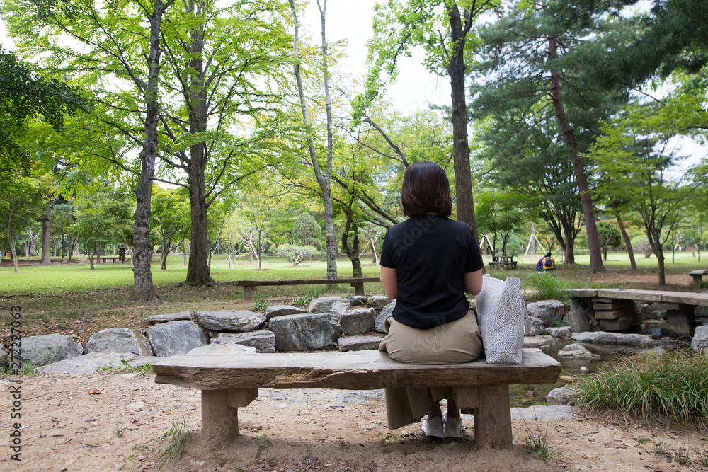 Fototapeta premium Natural landscape scenics around Nami Island in Seoul South Korea Asia