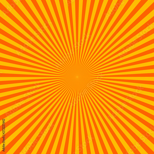 Sun Ray Burst Abstract Background, Vector. 