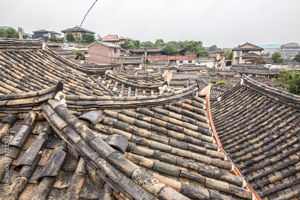 Φωτογραφία Scenics around a residential town of Bukchon Hanok Village in Seoul South Korea
