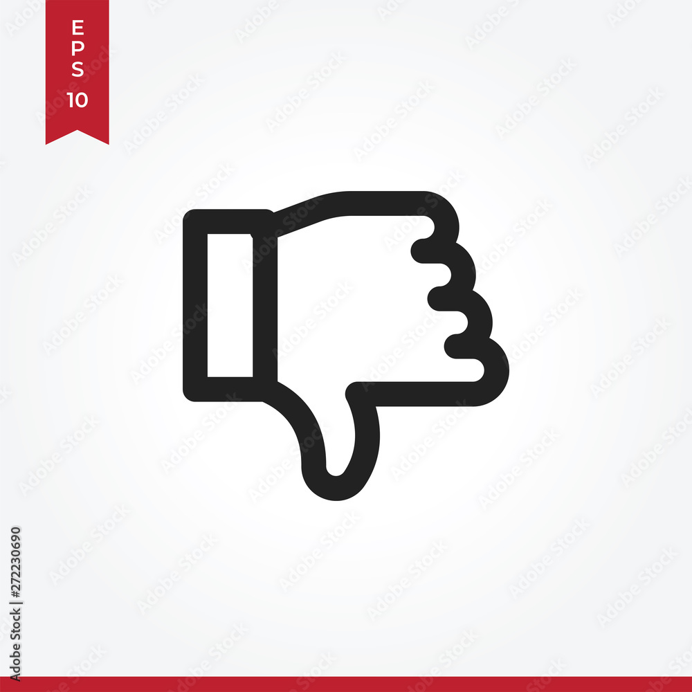Finger vector icon in modern style for web site and mobile app Finger vector icon in modern style for web site and mobile app