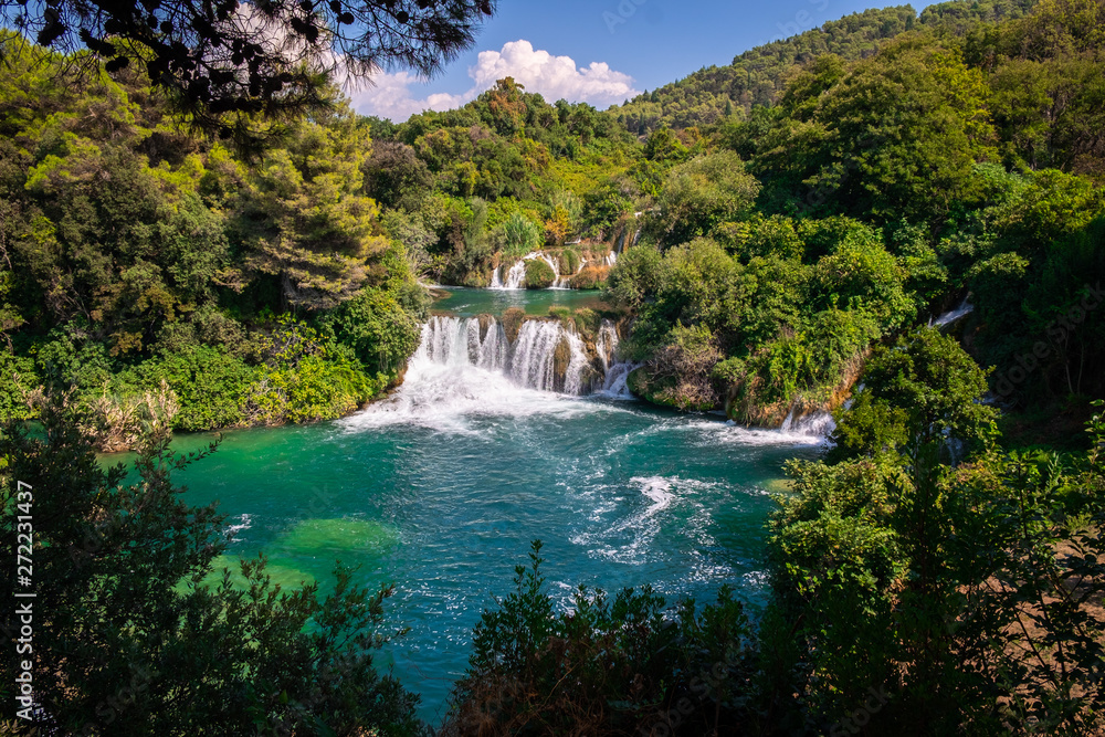 Waterfalls Krka National Park, Dalmatia, Croatia near Sibenik Waterfalls Krka National Park, Dalmatia, Croatia near Sibenik