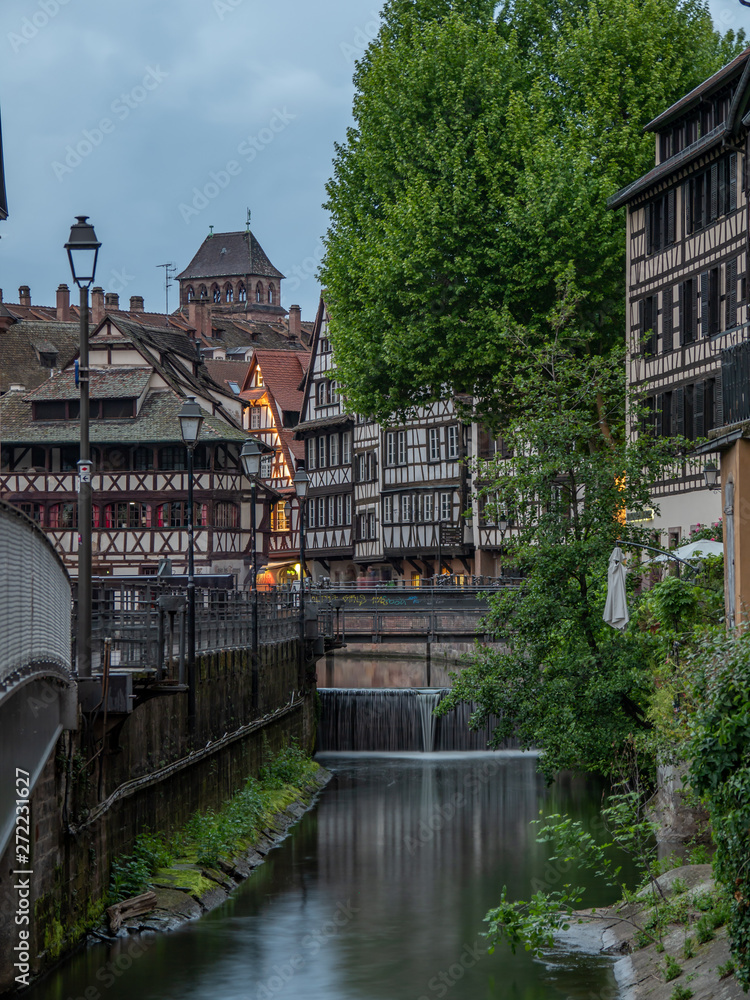 Naklejka premium Petite France in Strasbourg Alsace