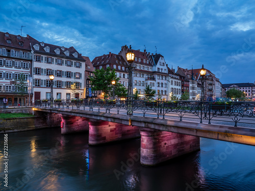 Quai des Bateliers in Strasbourg France photo