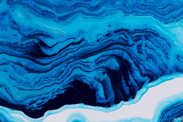 Fotobehang Kristal Abstracte verftextuur in levendige tinten  © deviddo