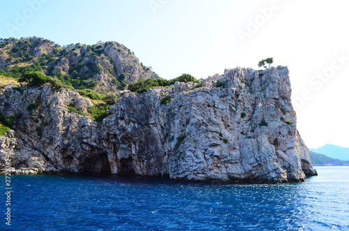 A boat trip on the Aegean Sea overlooking the islands © maria