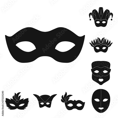Vector design of luxury and celebration icon. Collection of luxury and hide  vector icon for stock.