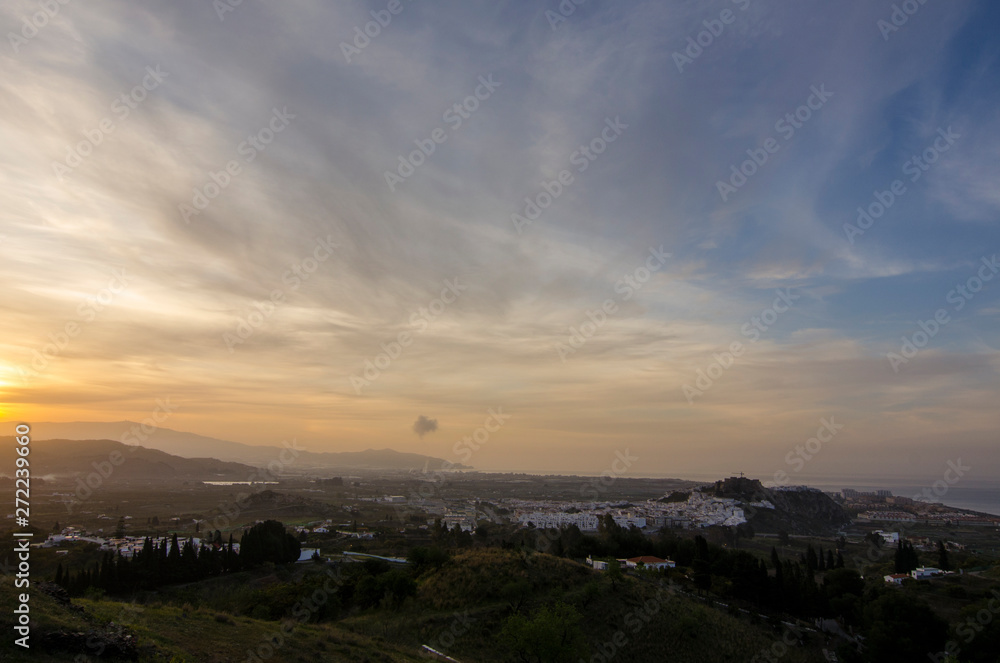 Fototapeta premium Salobreña - Monte de los Almendros (Granada) Spain