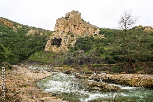Rock Climbing Place at Ballikayalar Canyon - Turkey. Favorite spot for bouldering, rock climbing and camping.