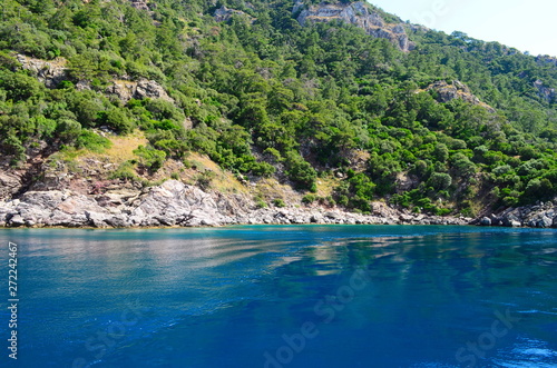 A boat trip on the Aegean Sea overlooking the islands © maria