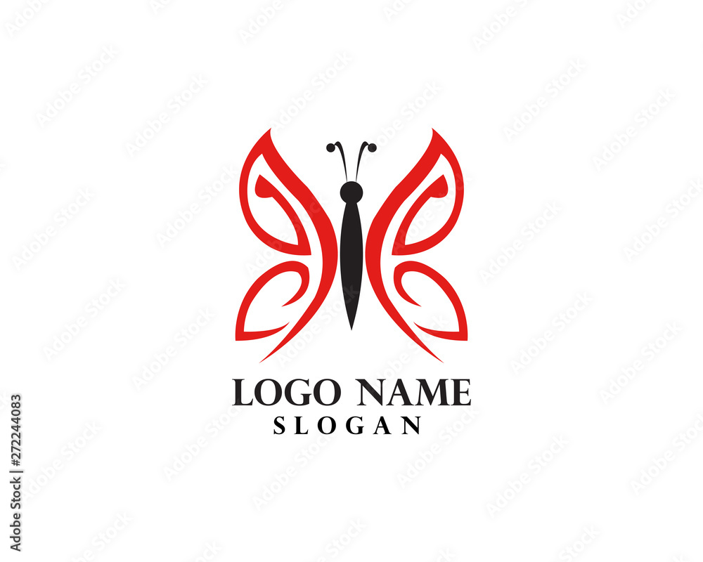 Beauty Butterfly Logo Template Vector icon design Beauty Butterfly Logo Template Vector icon design