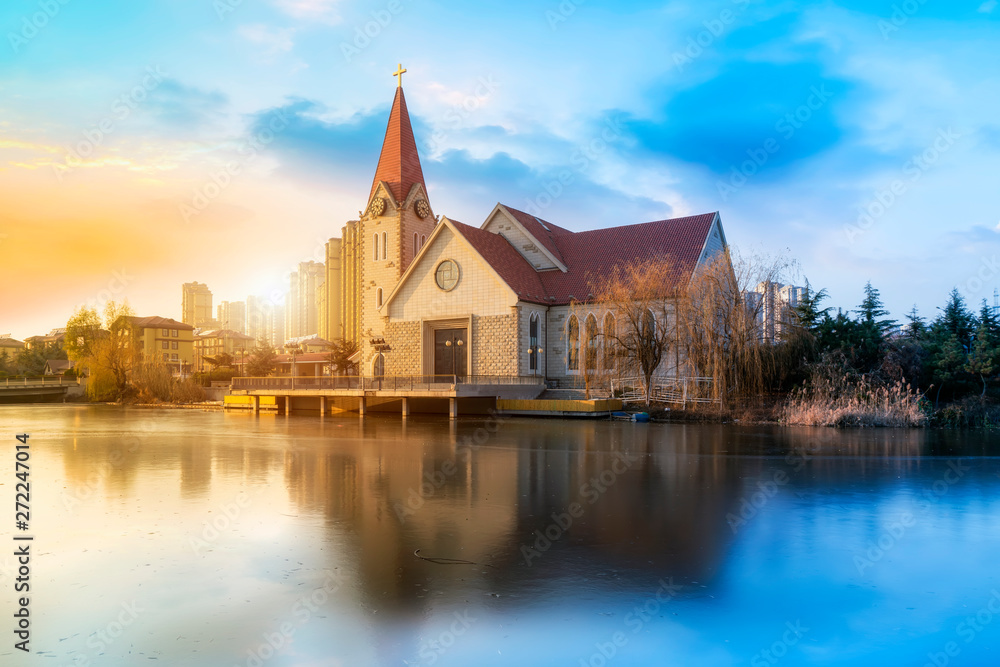 Christian Church by the River..