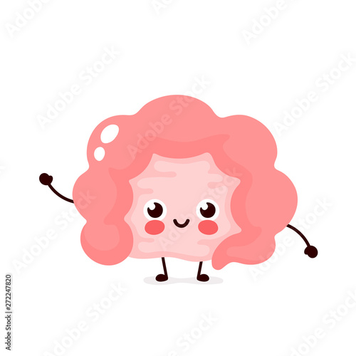 Strong cute healthy happy Intestine 
