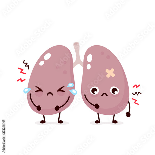 Sad suffering sick cute lungs
