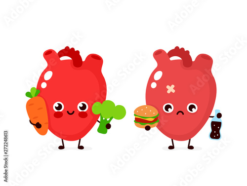 Happy cute smiling healthy with broccoli