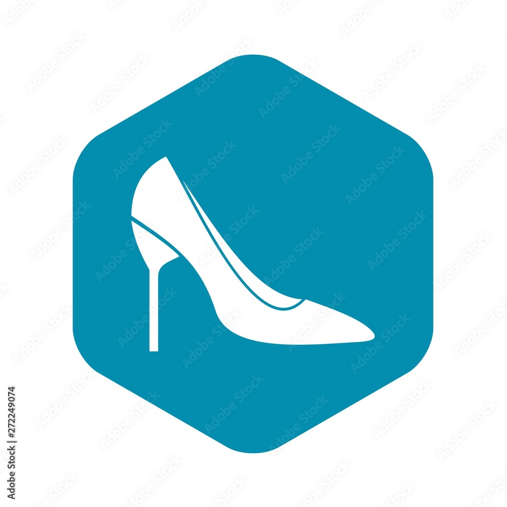 Bride shoes in simple style isolated on white background vector illustration Bride shoes in simple style isolated on white background vector illustration