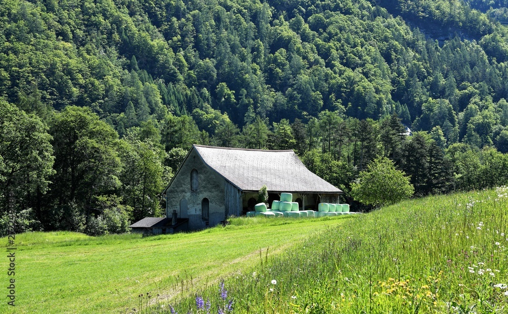 old house in the mountains