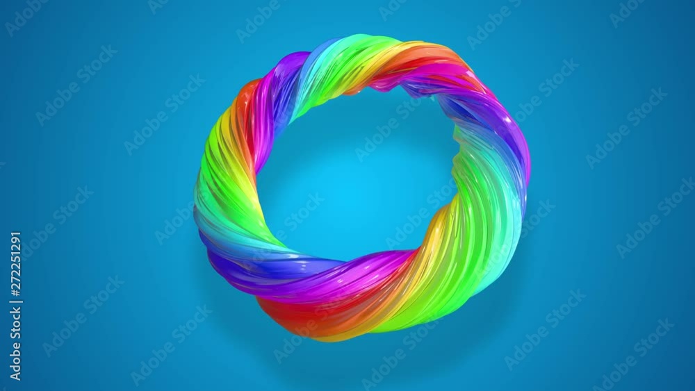 Paint flow moves in a circle. Abstract colorful creative background with stream of mixed oil paints that form a ribbon of rainbow colors. looped 3d animation in 4k with luma matte as alpha channel. 15 Paint flow moves in a circle. Abstract colorful creative background with stream of mixed oil paints that form a ribbon of rainbow colors. looped 3d animation in 4k with luma matte as alpha channel. 15