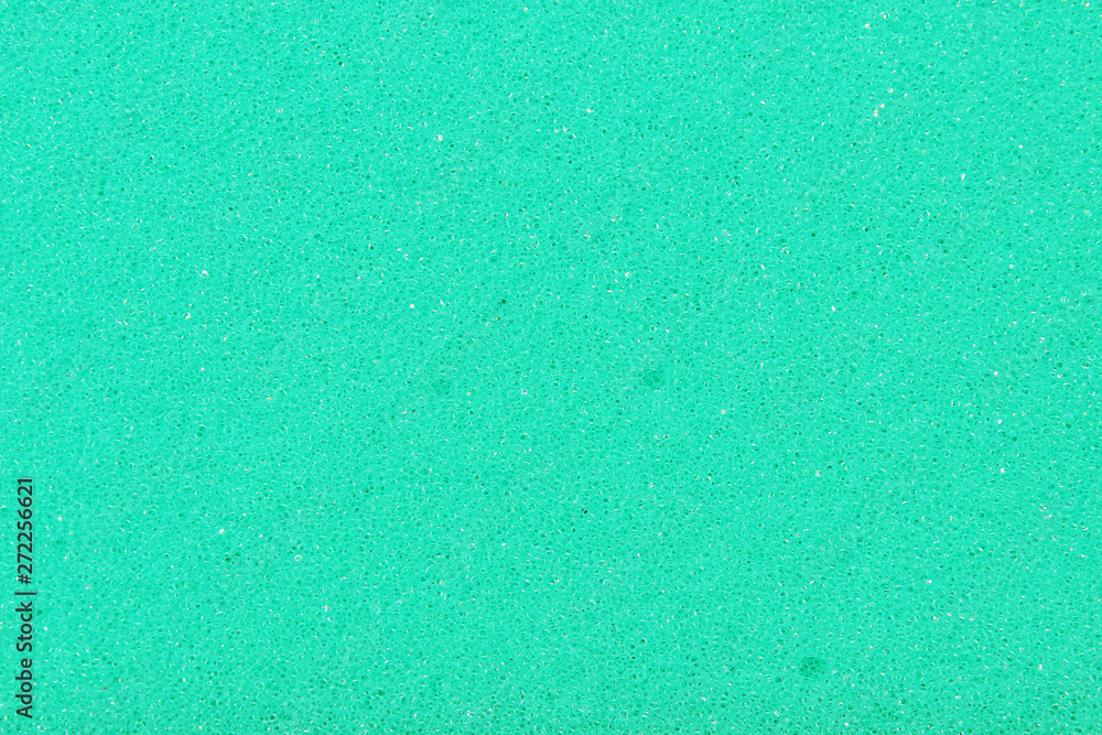 Texture sponge foam material witth porous structure light green Texture sponge foam material witth porous structure light green