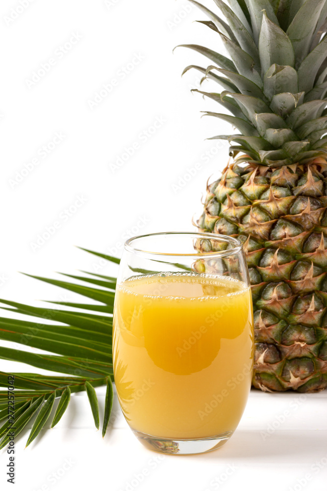 Glass of pineapple juice Glass of pineapple juice