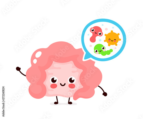 Microscopic good bacterias,microflora in intestine