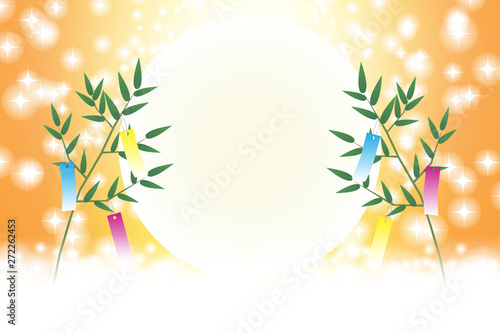 #Background #wallpaper #Vector #Illustration #design #image #Japan #china #Asia #free_size #背景 #壁紙 #ベクター #イラスト #デザイン #無料 #無料素材 #バックグラウンド #フリー素材 #イメージ #和風素材 #日本 七夕祭り,飾り,伝統行事,短冊,笹の葉,天の川,星屑,キラキラ,七月,願い事,夏