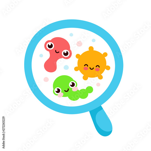 Bacterial microorganism in a circle
