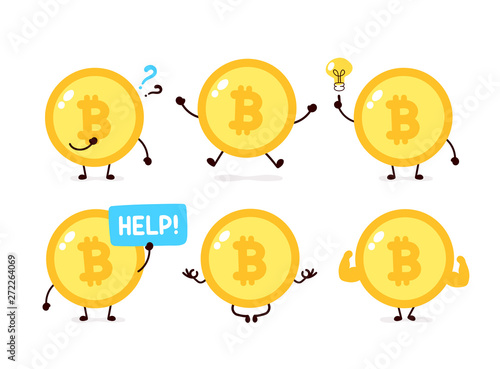 Bitcoin coin character set collection