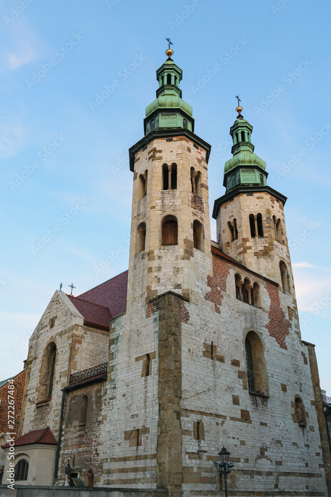 Church of St Andrew at Old Town, Krakow, Poland