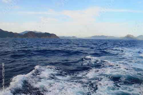 Wallpaper Mural the setting sun in the clouds over the Aegean Sea Torontodigital.ca