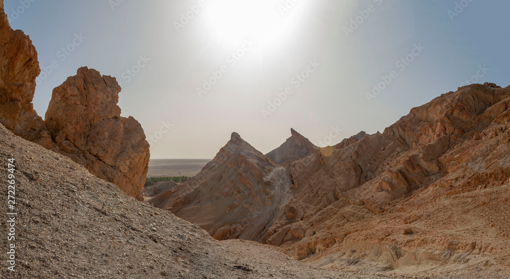 Obraz premium tunisia, oasis chebika, Sahara