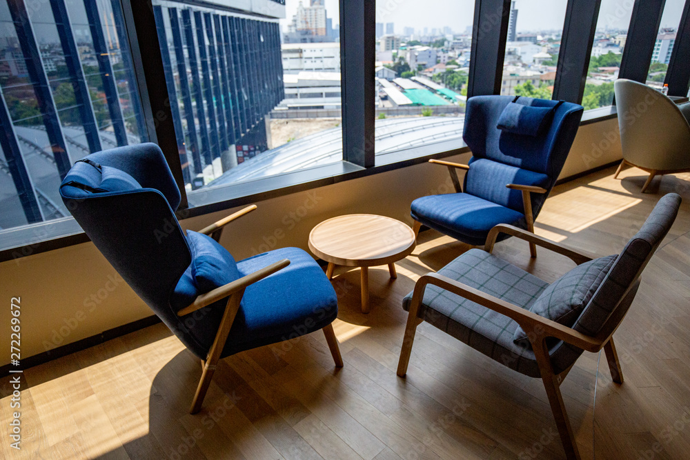 Co-Working Space with luxury comfortable design for work as free and relax. Concept of creative cooperate work space for startup and mobile office. Co-Working Space with luxury comfortable design for work as free and relax. Concept of creative cooperate work space for startup and mobile office.