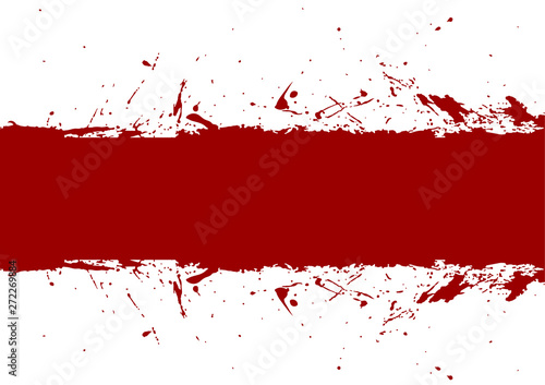 abstract vector splatter red color design background. illustration vector design